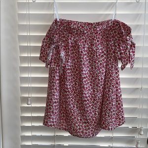 Pick floral off the shoulders top